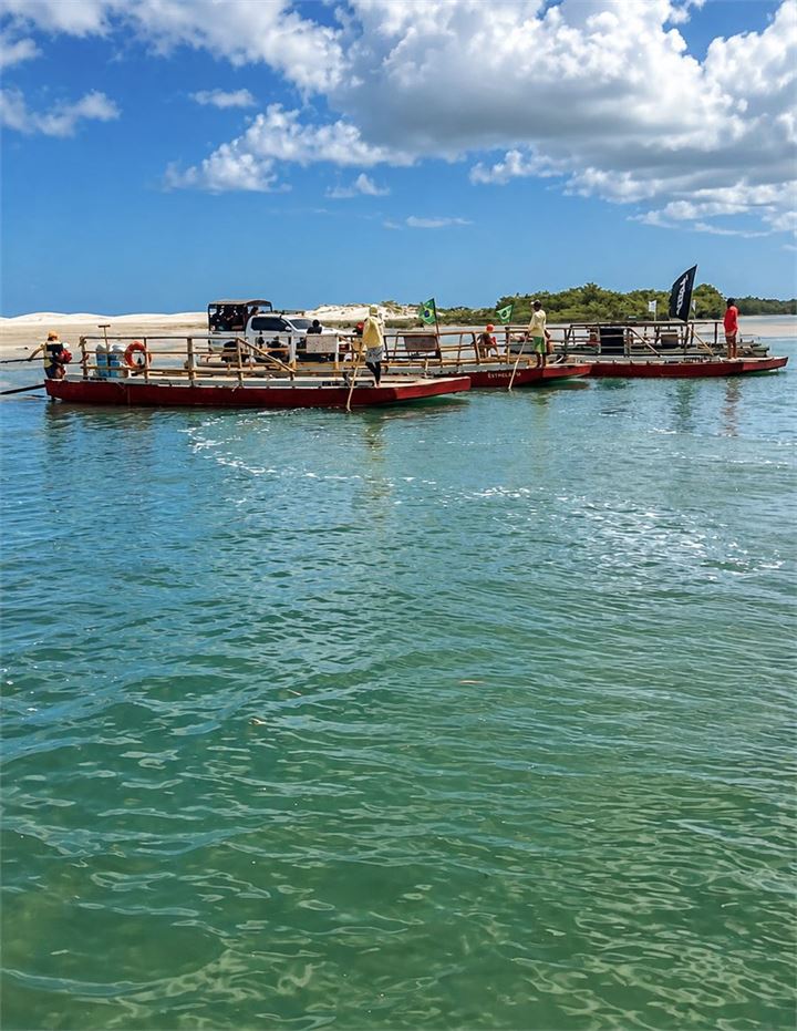 Balsa do Rio Guriú, Jericoacoara (CE)